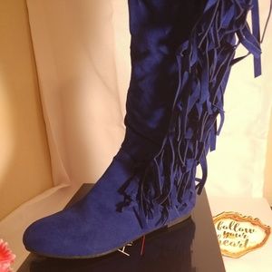 Adriana New York Royal Blue Boots
